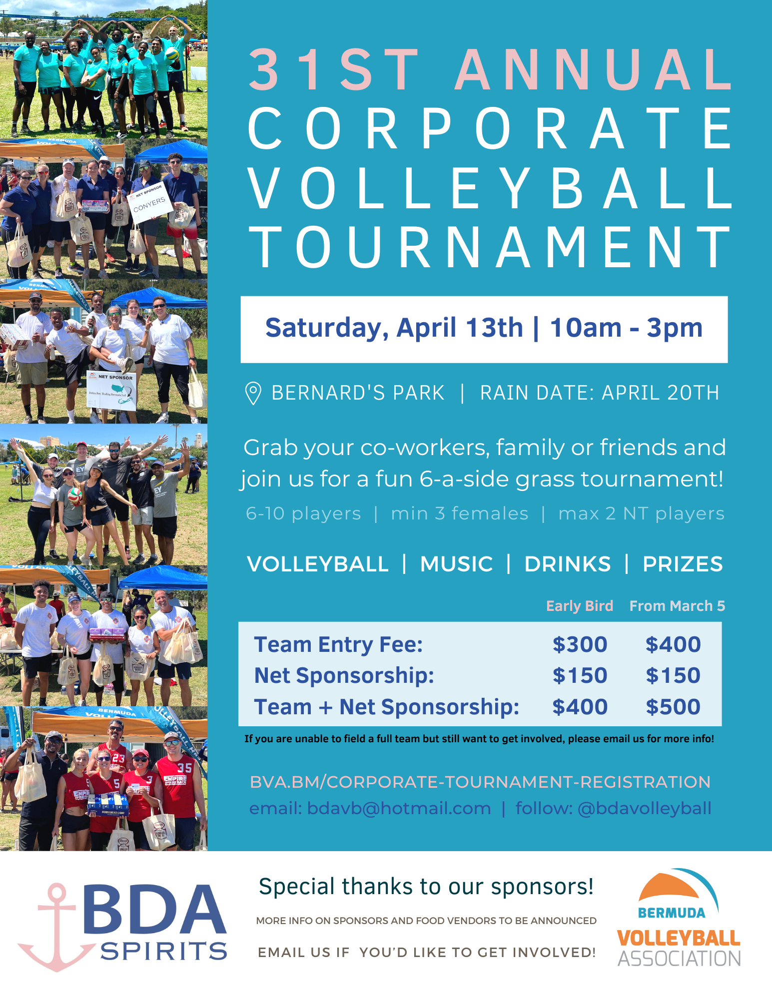 2024 Corporate Tournament Flyer
